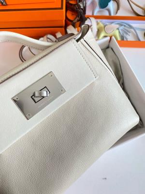 wholesale quality hermes 24/24  mini 21 evercolor nata phw